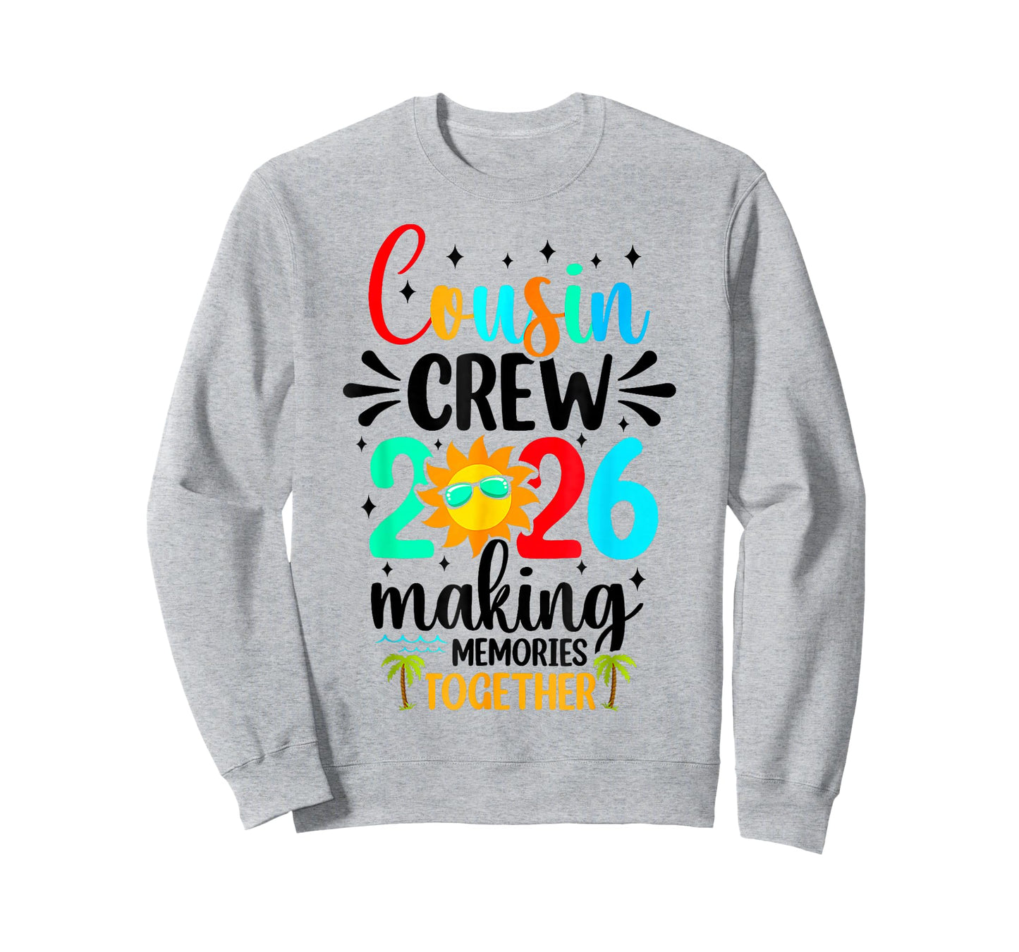 Cousin Crew 2026 Summer Vacation Beach Family Trip Matching T-Shirt