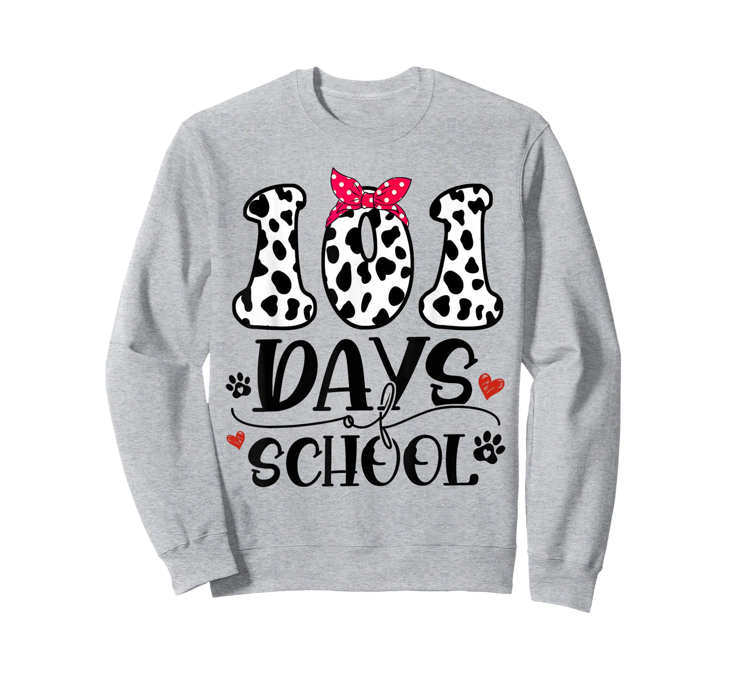 Cute Dog Happy 101 Days School Teacher Student 100 Days T-Shirt