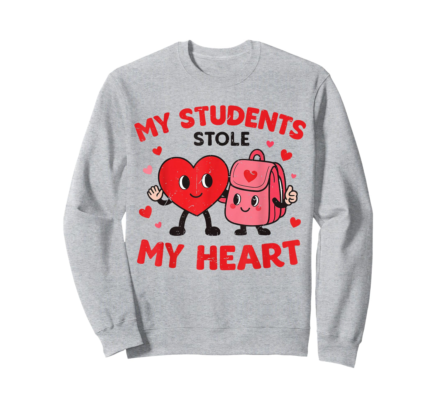 My Students Stole My Heart Funny Teacher Valentine Day Women T-Shirt