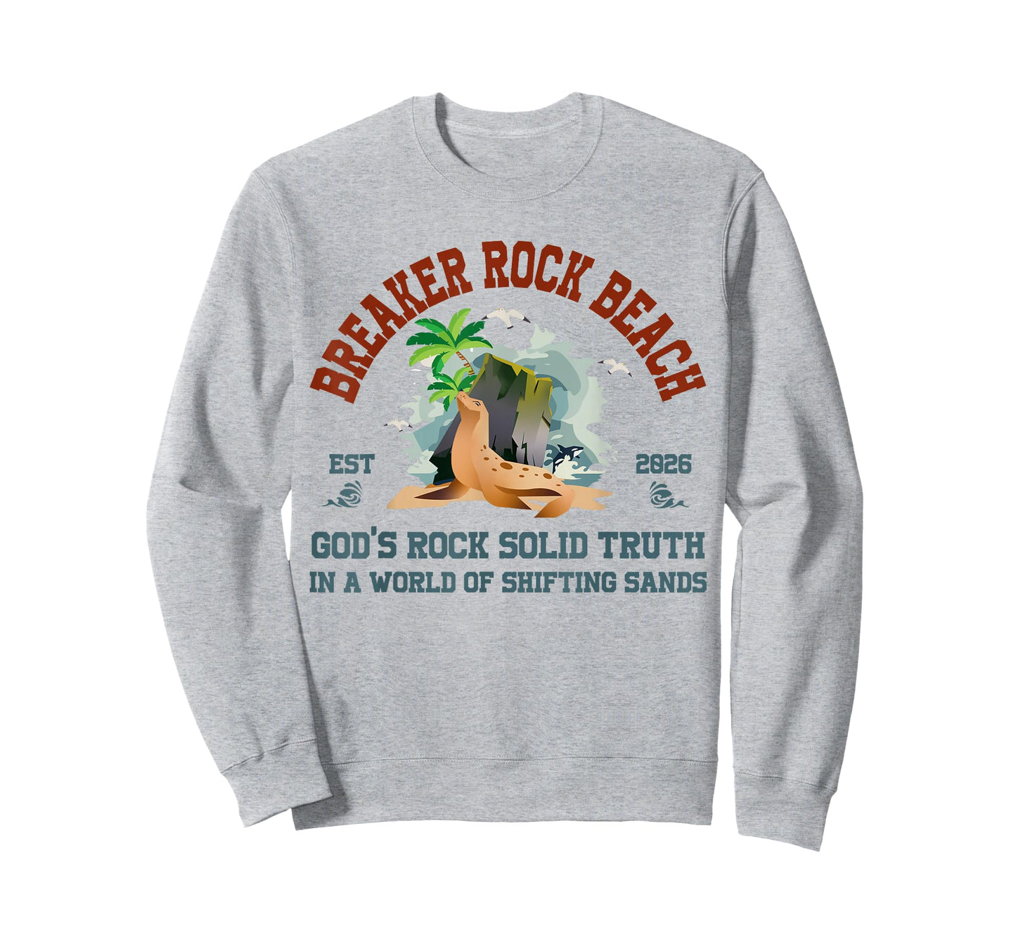 Breaker Rock Beach Christian God's Rock-Solid Truth VBS 2026 T-Shirt