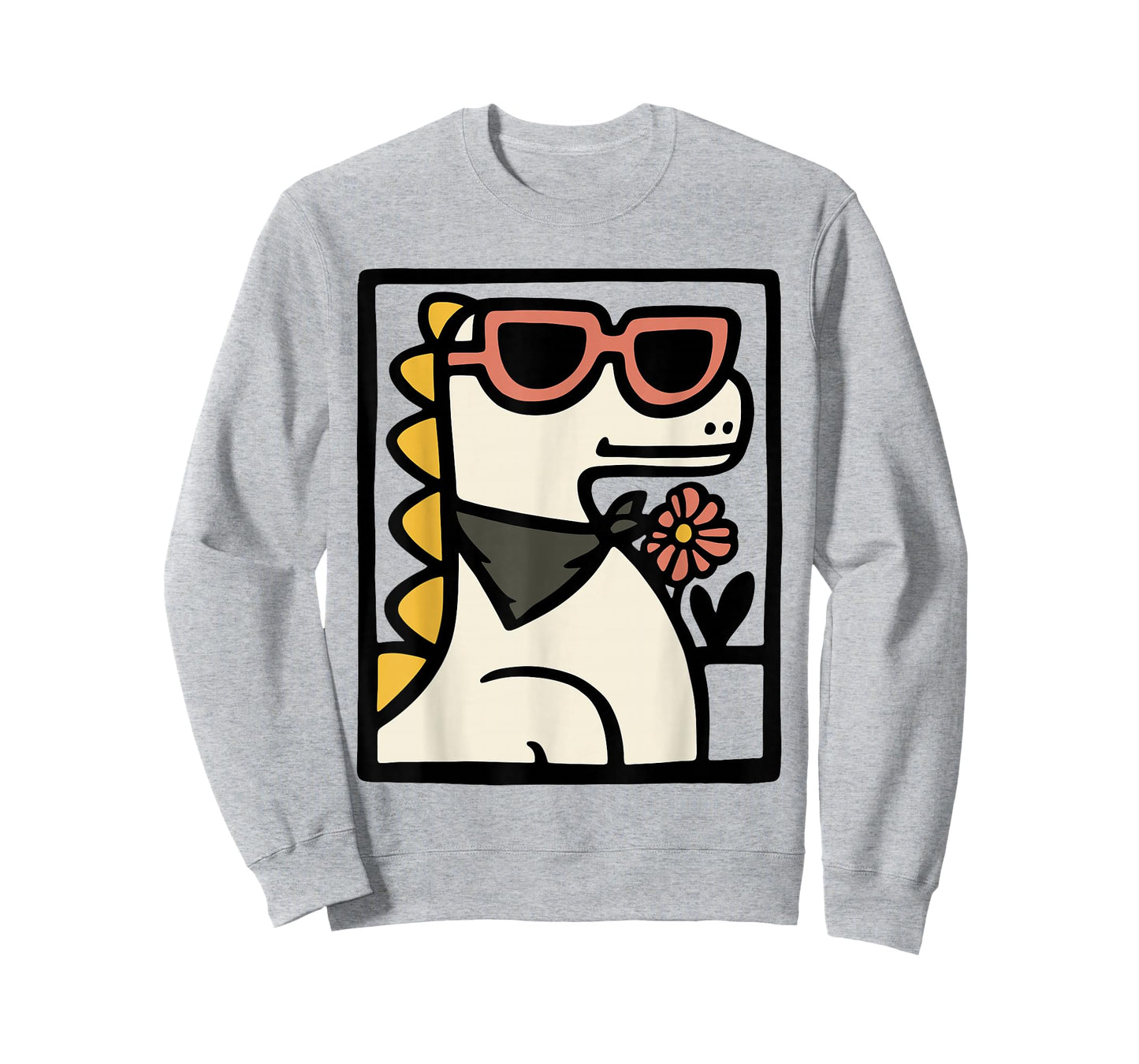 Mama Saurus Dinosaur Art – Cute Dino Mom with Sunglasses T-Shirt