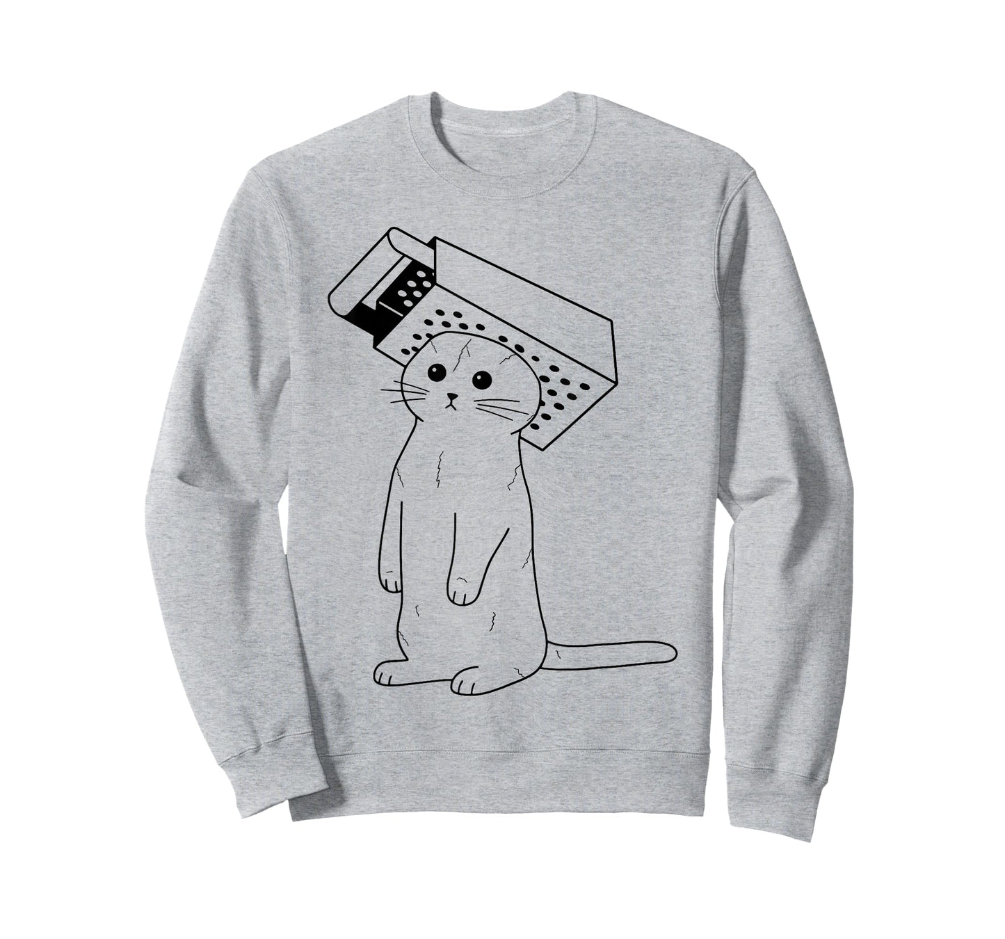 Cheese Grater Cat Humor and Love for Cats T-Shirt