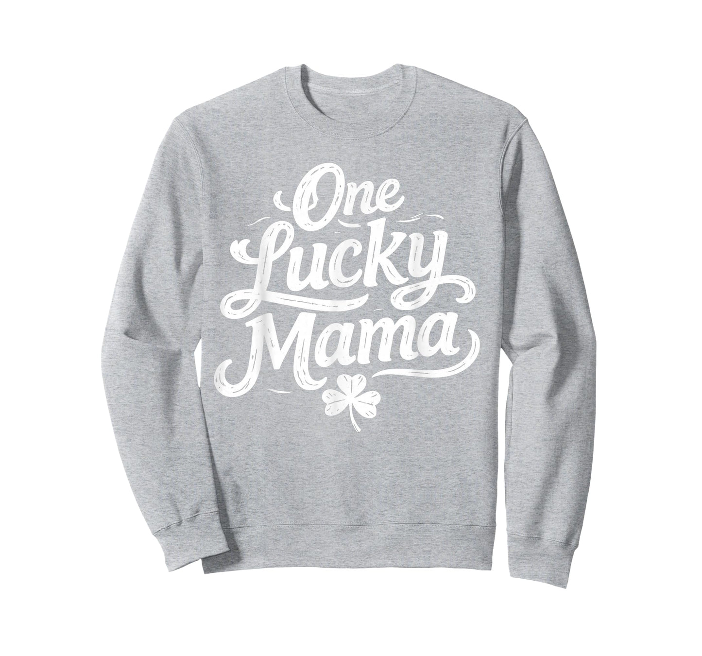 Retro St Patricks Day One Lucky Mama Shamrock T-Shirt