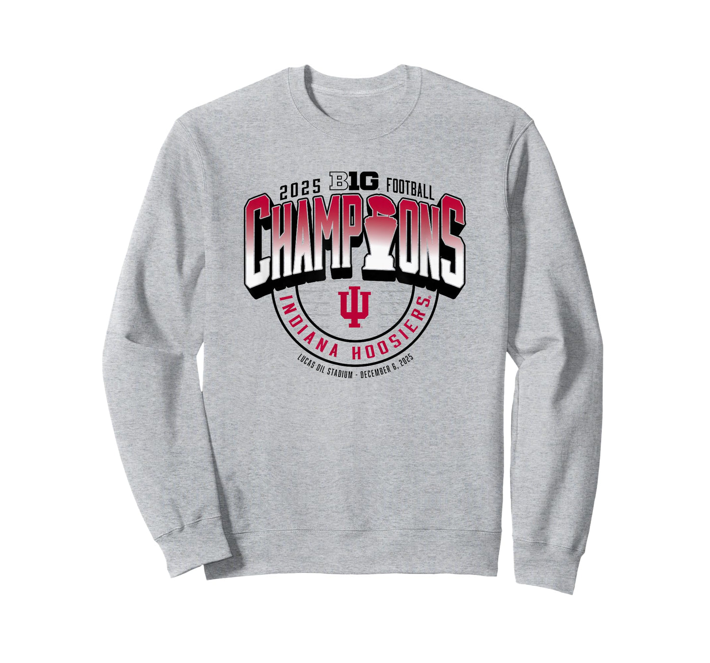 Indiana Hoosiers Big Ten Champs 2025 Football Locker Room T-Shirt