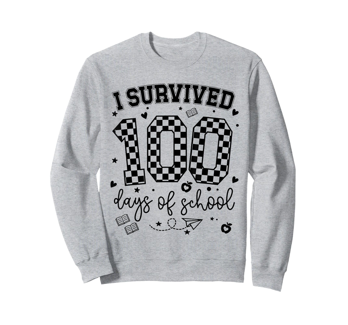 I Survived 100 Days of School Students Teachers 100th Day T-Shirt