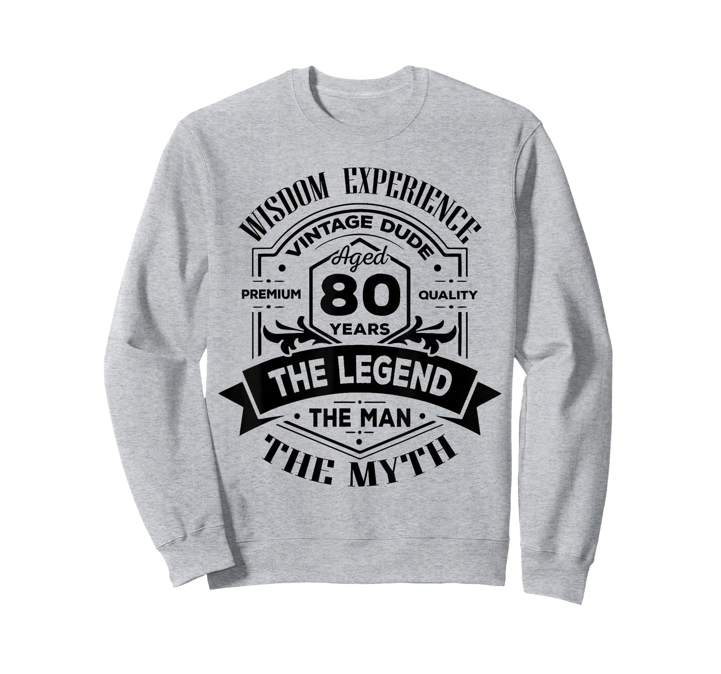 Vintage The Man Myth Legend 80 Birthday Tee for 80 Years Old T-Shirt