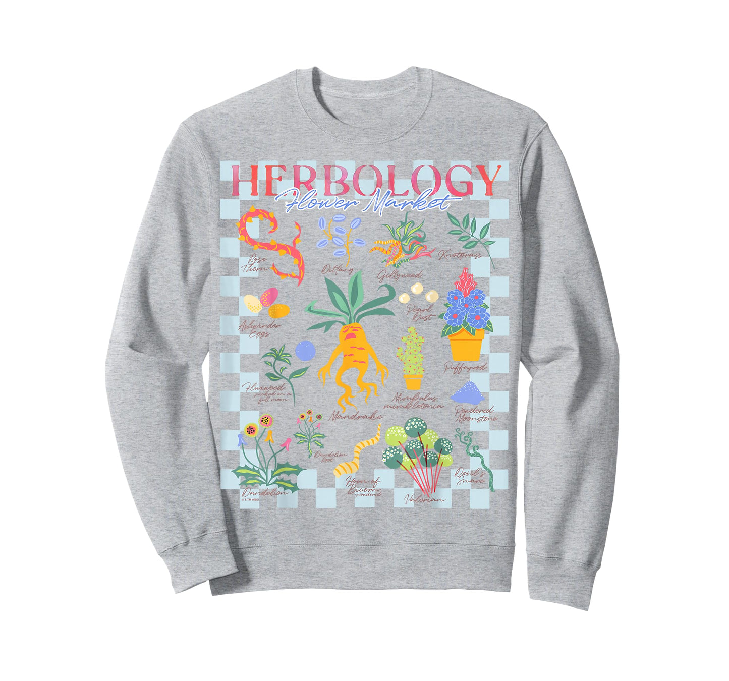 Harry Potter Herbology Flower Market Mandrake Magical Plants T-Shirt
