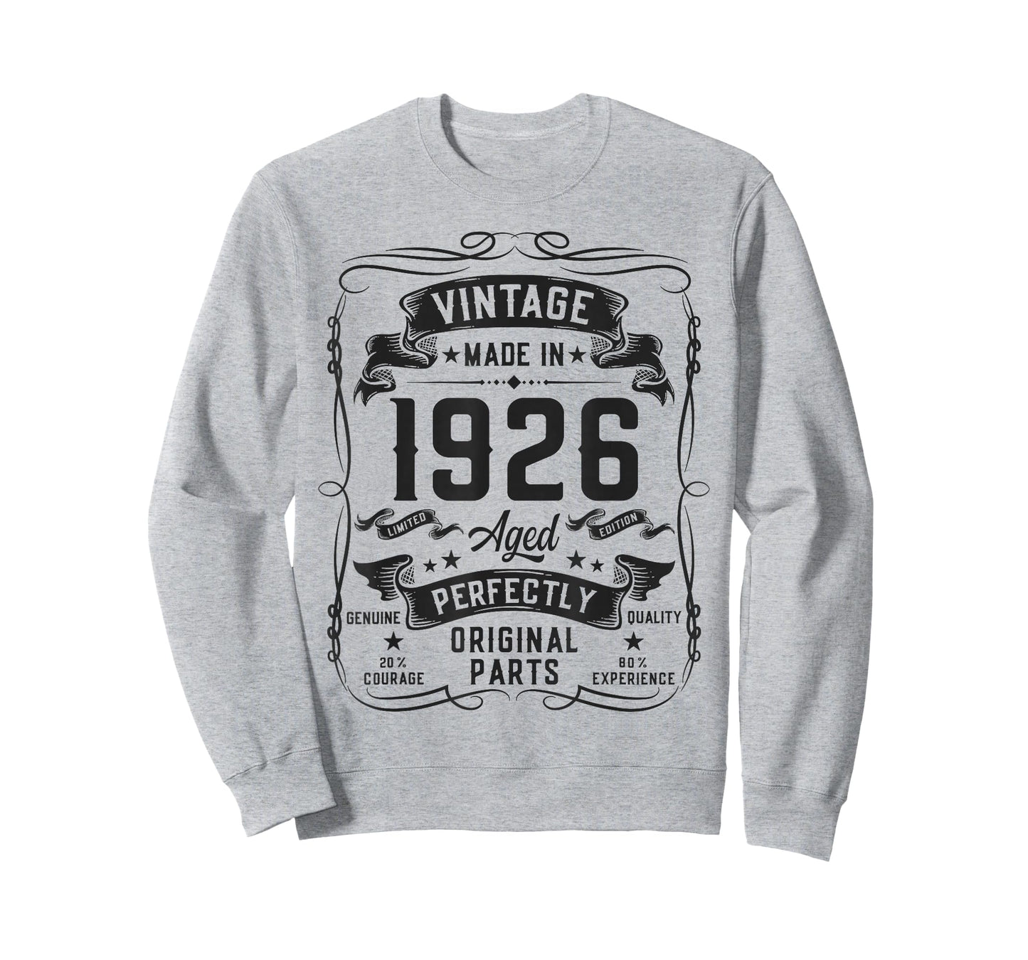 Vintage 1926 100yr 100th Birthday Gifts for Men 100 Year Old T-Shirt