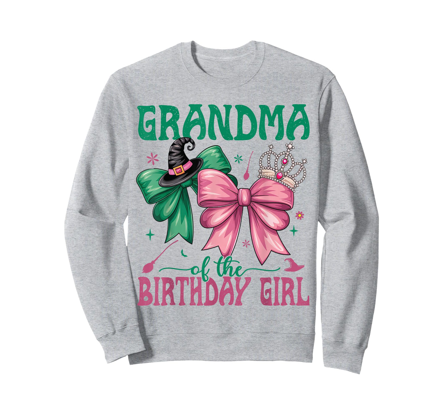 Grandma of The Birthday Girl Matching Witch Family Bday Part T-Shirt