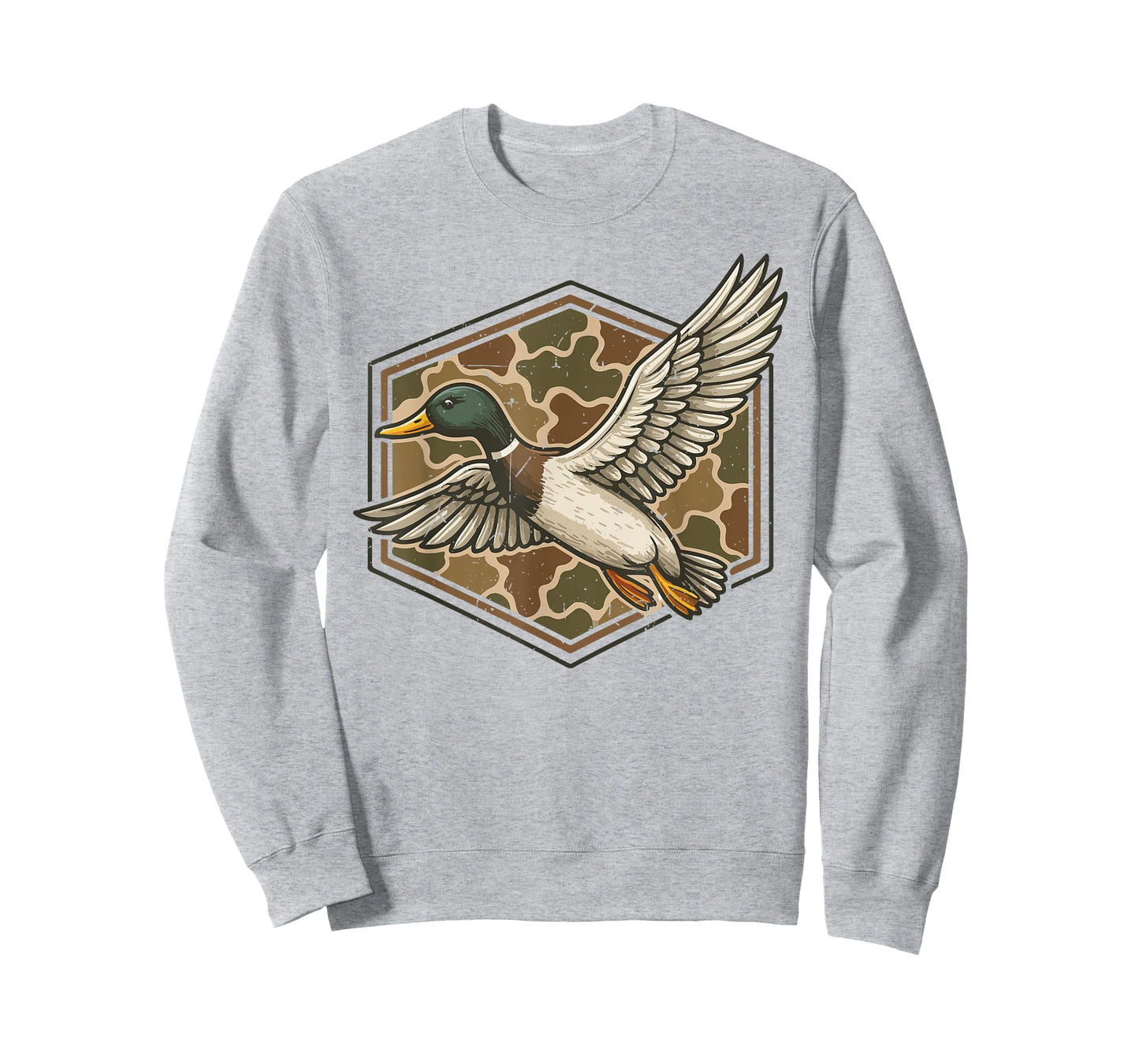 Mallard Duck Hunting Camo Youth Boys Men Camouflage Hunting T-Shirt