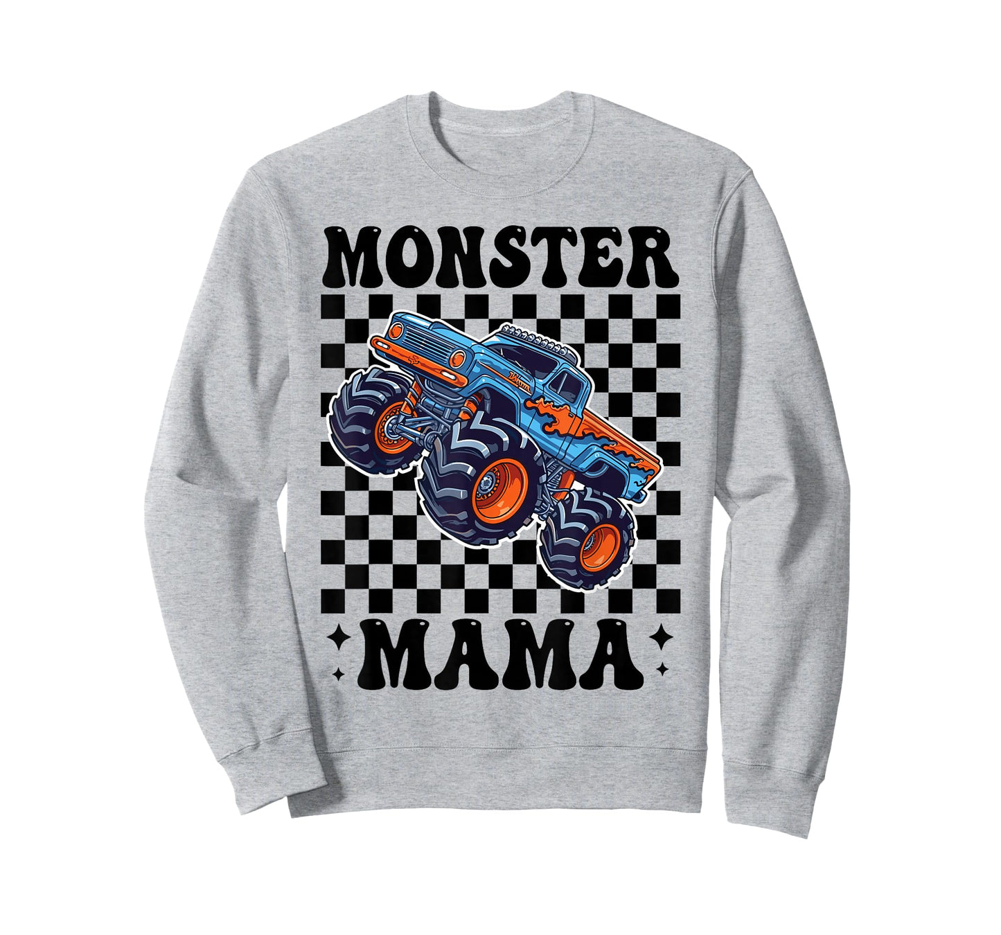 Monster Truck Mama Family Matching Monster Trucks Birthday T-Shirt