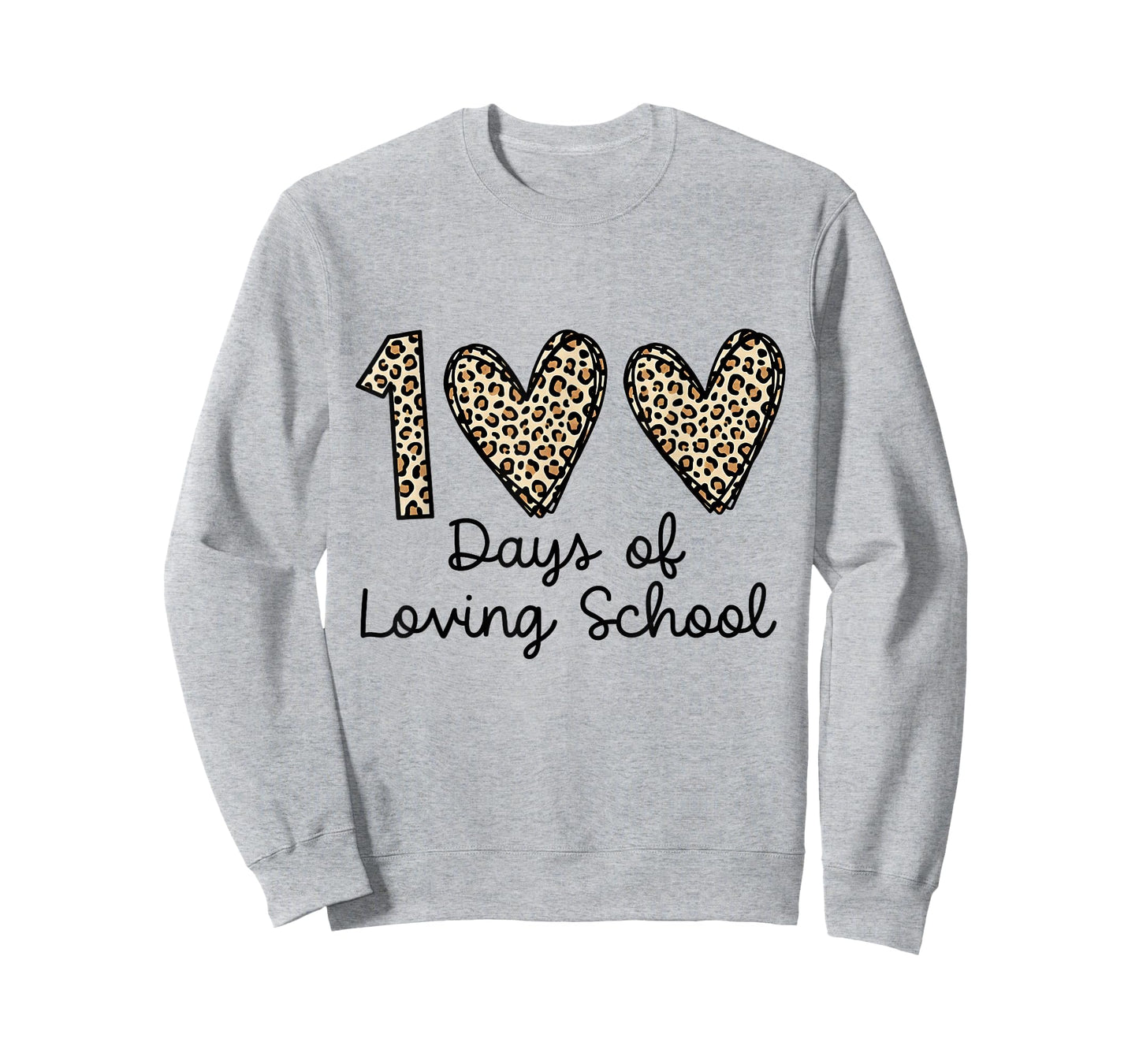 100 Days of Loving School Hearts 100 Days of School T-Shirt