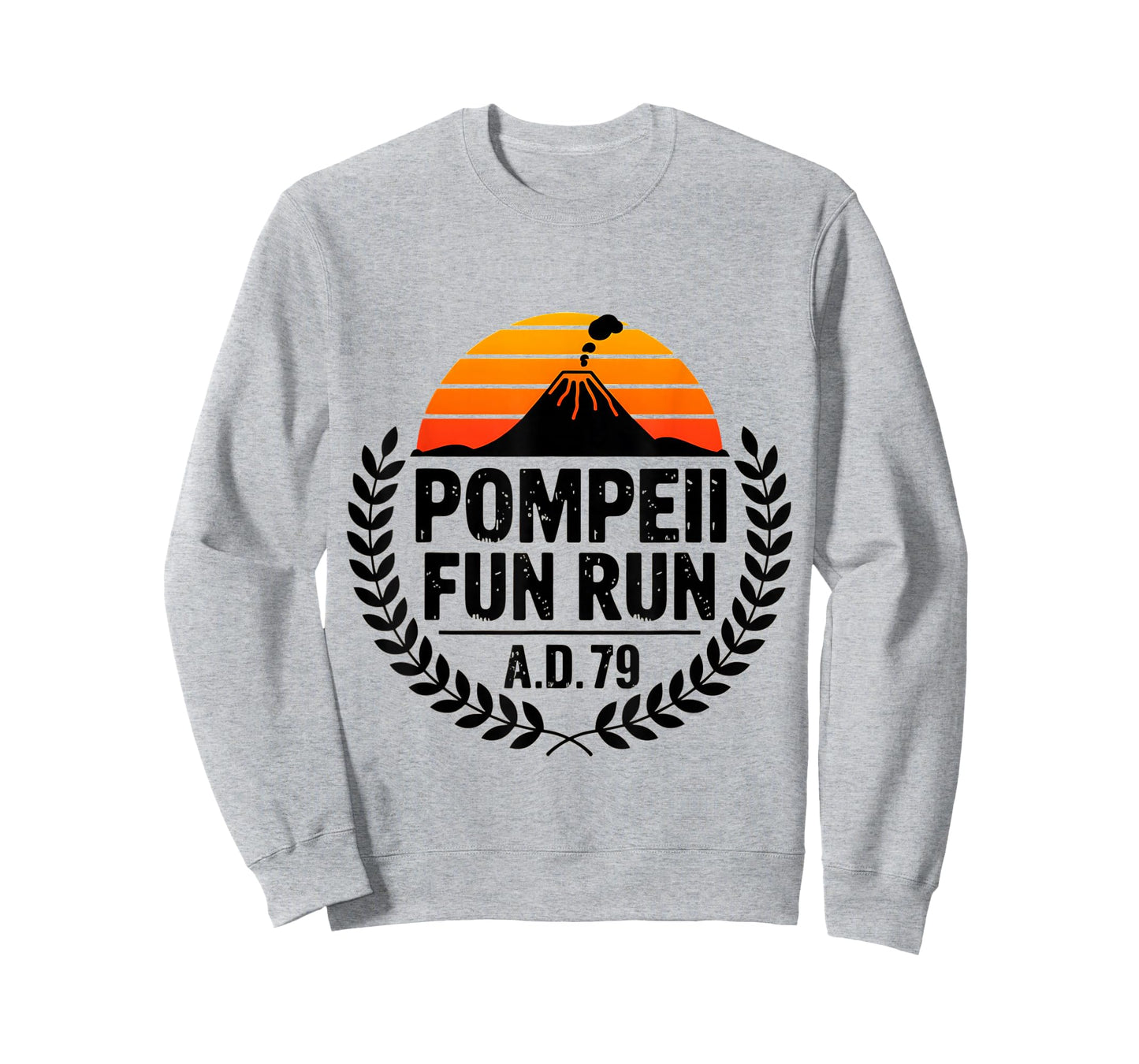 Pompeii Fun Run 79 Funny Volcano Retro T Shirt T-Shirt