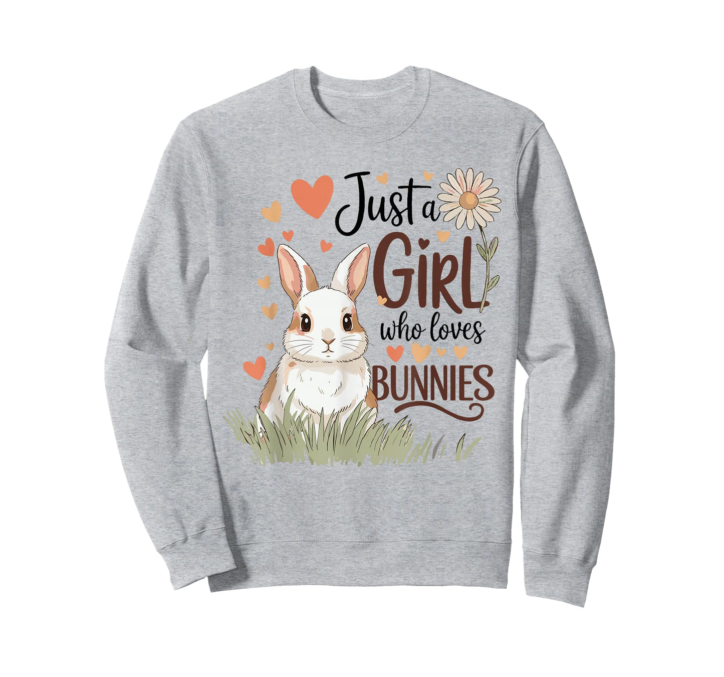Just a Girl Who Loves Bunnies Design Cute for Girls & Women T-Shirt