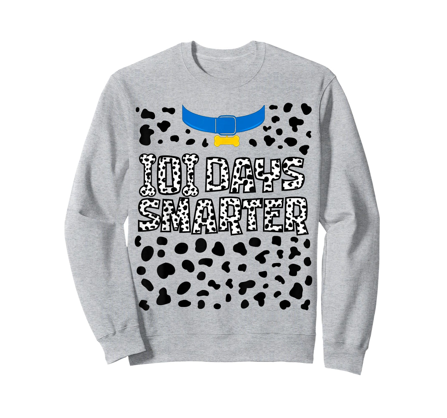 100 Days Smarter 100th of School Dalmatian Dog Teacher Kids T-Shirt