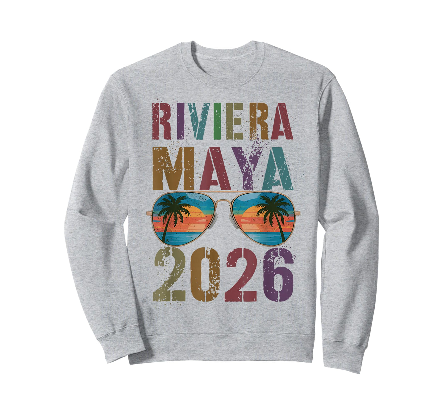 Retro Riviera Maya 2026 Trip Beaching All Girls Mexico Vacay T-Shirt