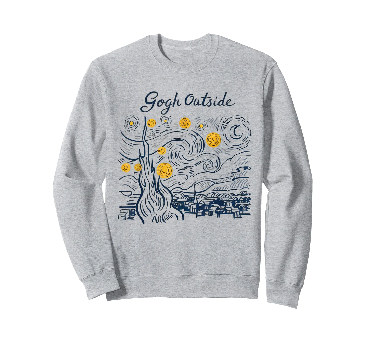 Gogh Outside Art Pun Nature Outdoor Inspired T-Shirt