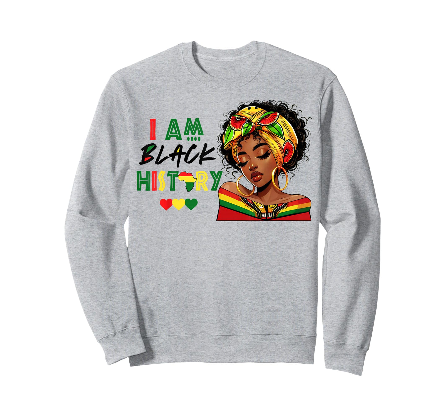 Black Woman African Melanin Queen I Am Black History Africa T-Shirt
