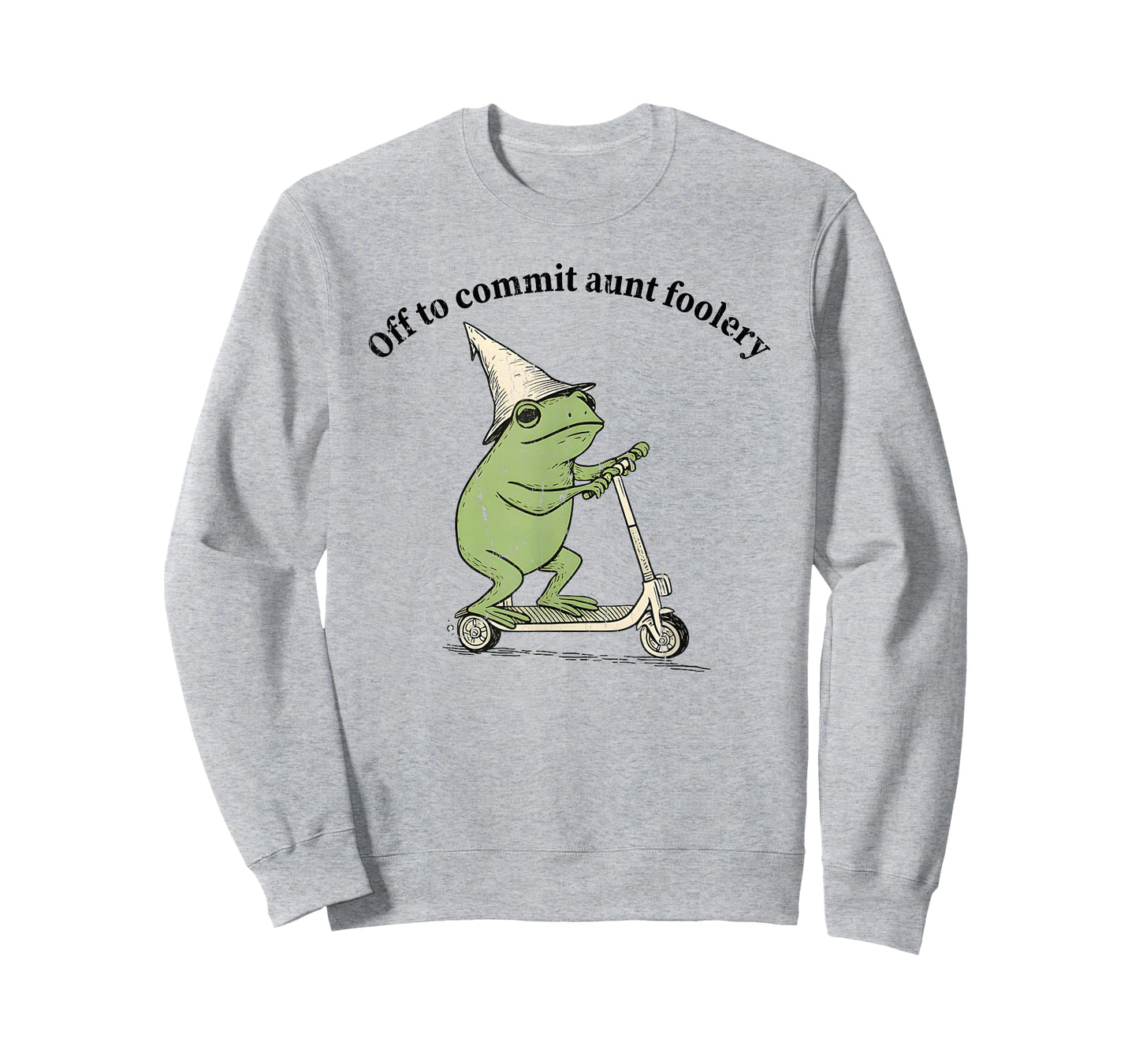 Off to Commit Aunt Foolery, Auntie Frog T-Shirt