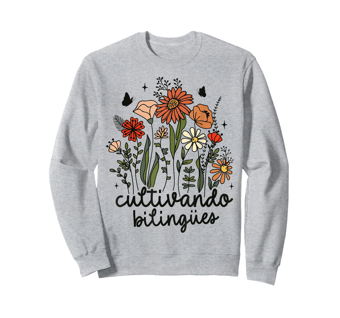Maestra Wild Flower Cultivando Bilingues Spanish Teacher T-Shirt