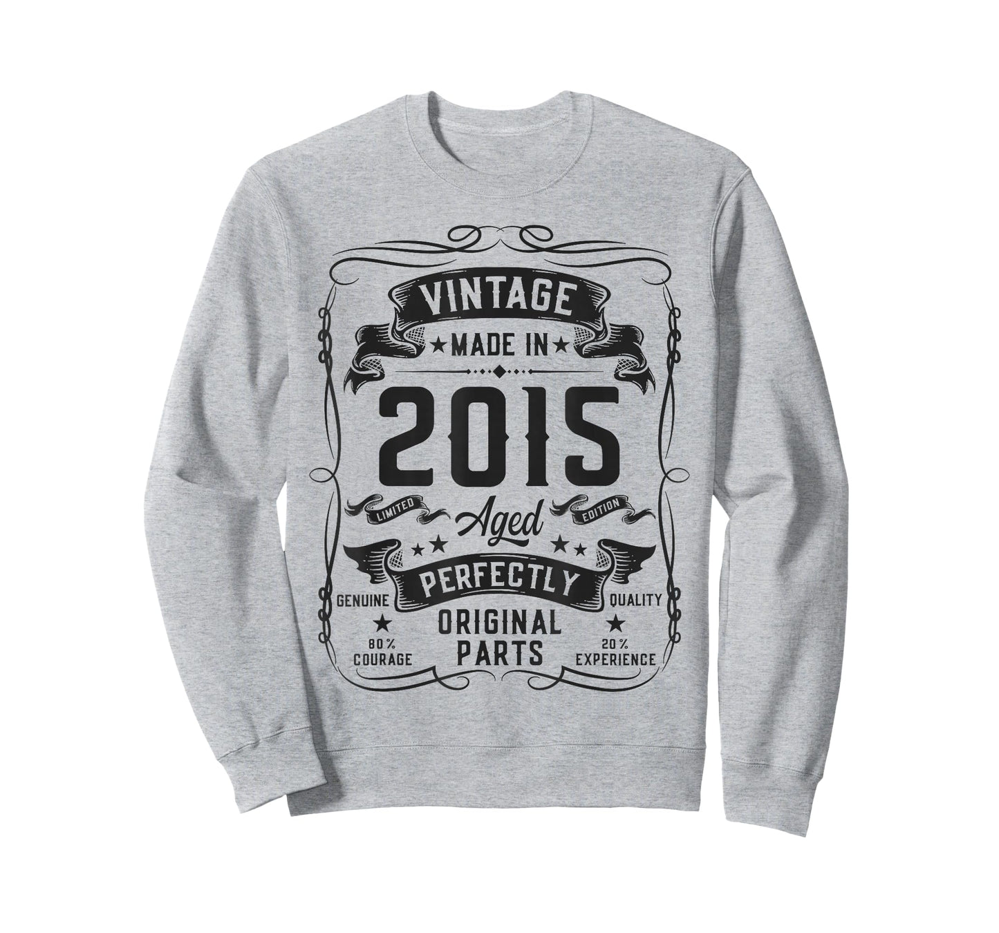 Vintage 2015 11yr 11th Birthday Gifts Boys Girls 11 Year Old T-Shirt