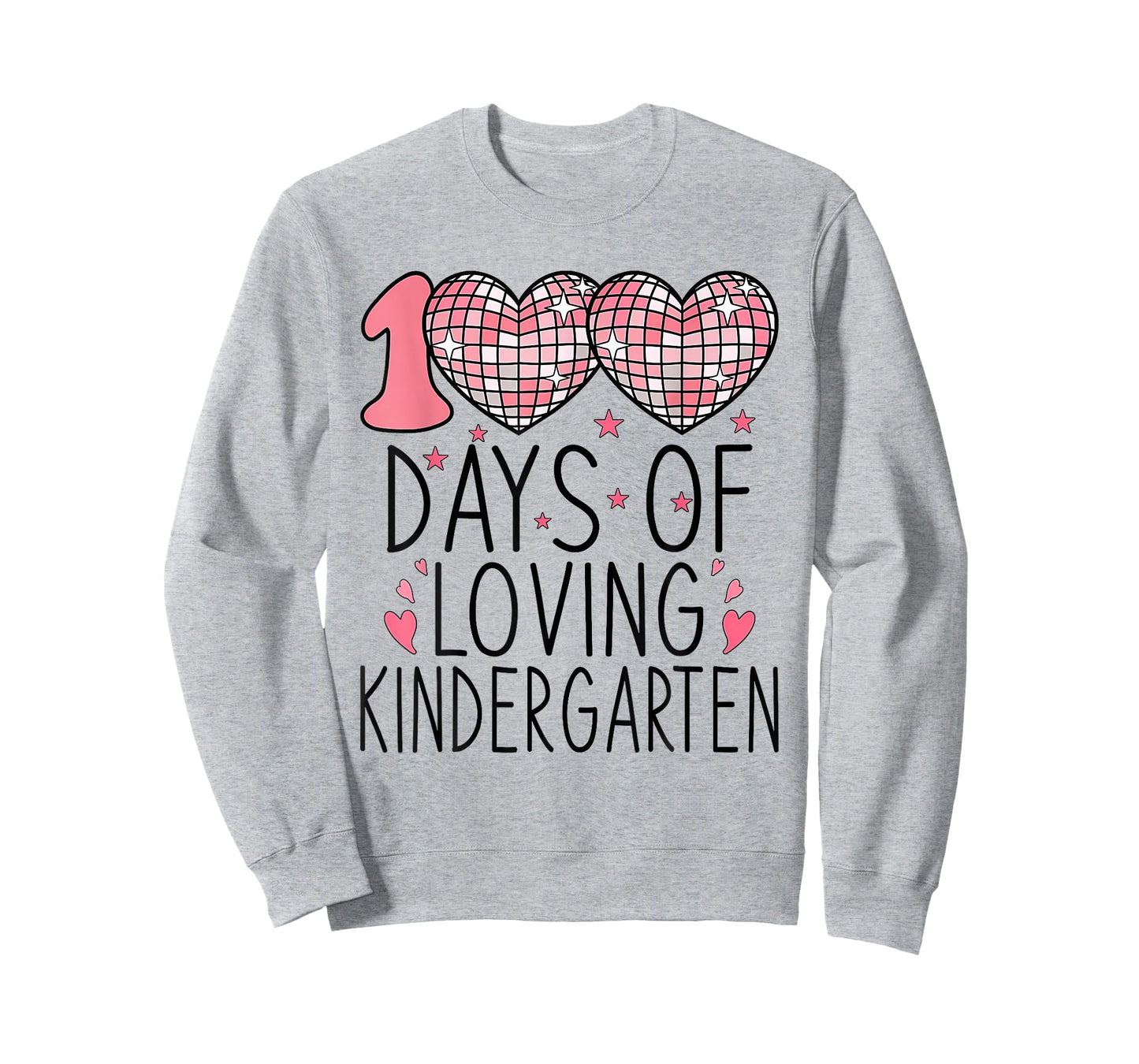 100 Days of Loving Kindergarten Heart 100th Day of School T-Shirt
