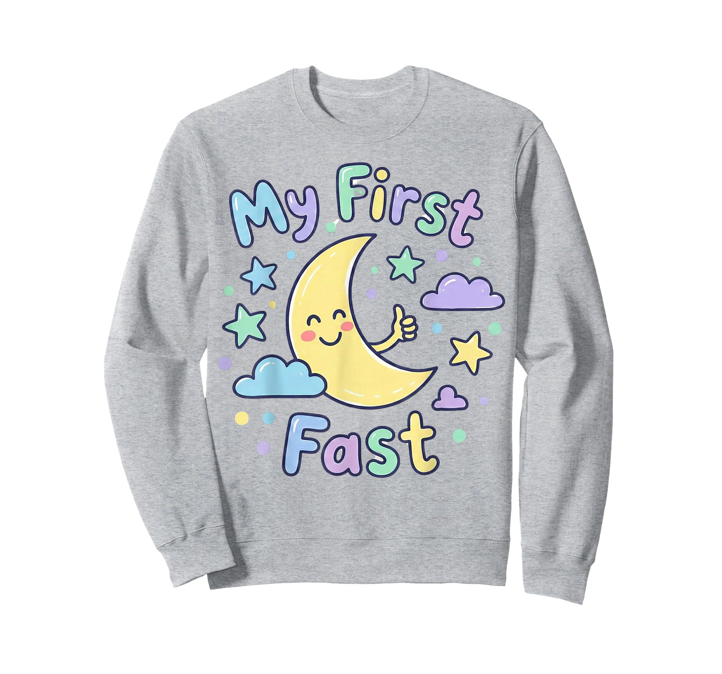 My First Ramadan Fast Cute Moon Shirt Kids Toddler T-Shirt