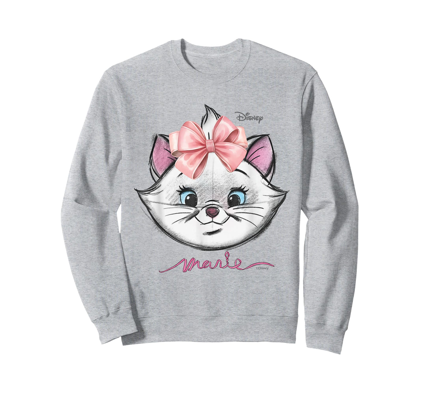 Disney The Aristocats Marie Pink Bow Character Portrait T-Shirt