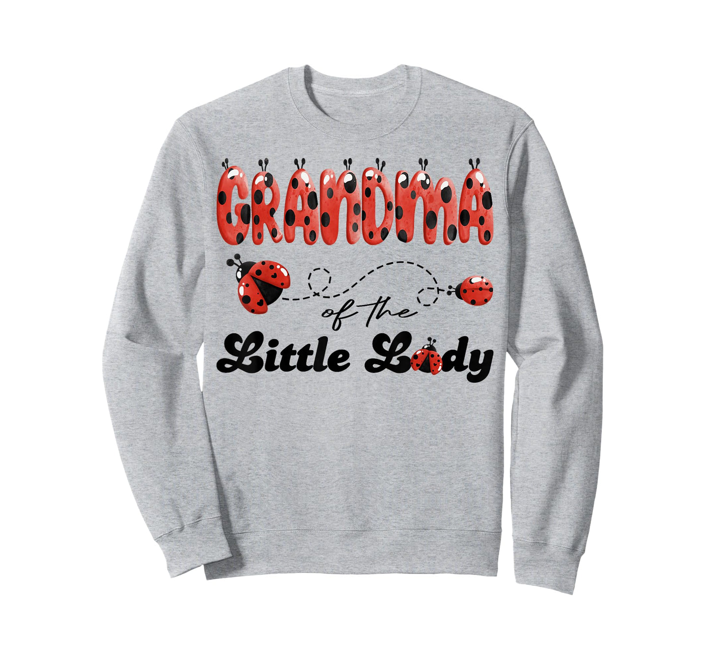 Grandma of The Little Lady Birthday Girl Ladybug Lover T-Shirt
