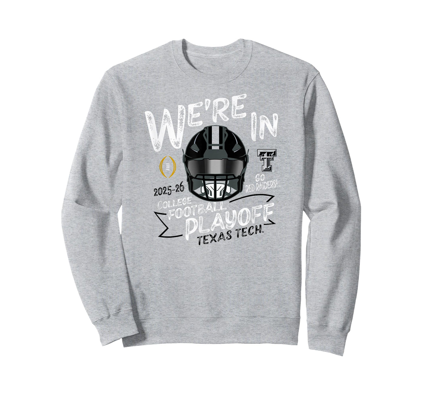 Texas Tech Red Raiders College Football Playoff 2025-26 Red T-Shirt