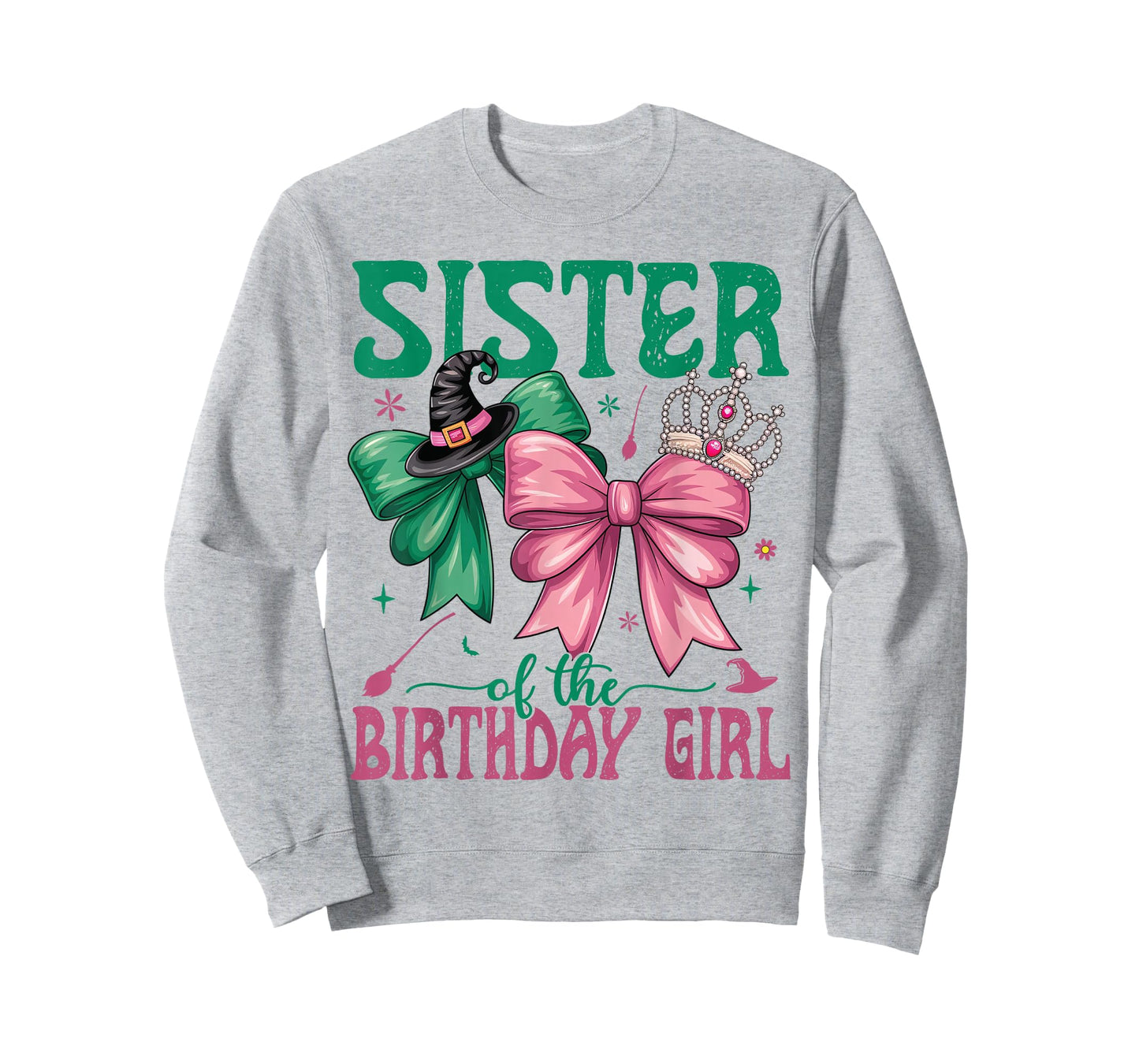 Sister of The Birthday Girl Matching Witch Family Bday Part T-Shirt