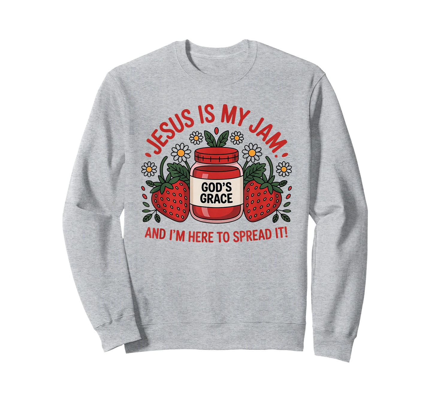 Jesus is My Jam God's Grace Christian Faith Religious Humor T-Shirt