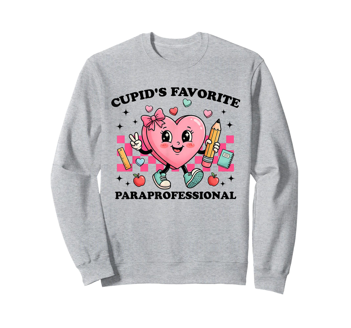Cupid’s Favorite Paraprofessional Valentines Funny Cupid T-Shirt