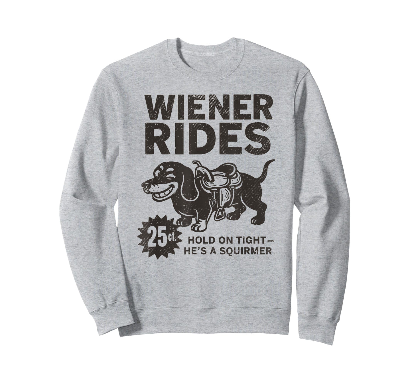Adult Humor Dachshund Newspaper Ad, Wiener Rides 25 Cents T-Shirt