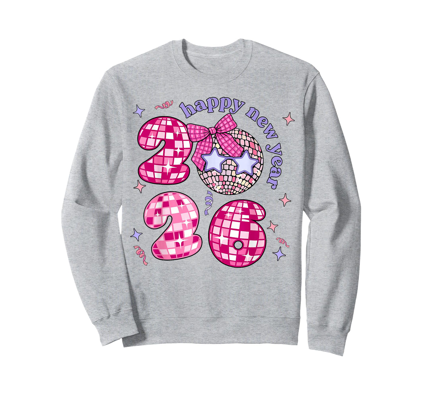 Groovy Happy New Year Party 2026 Girls Kids Toddlers T-Shirt