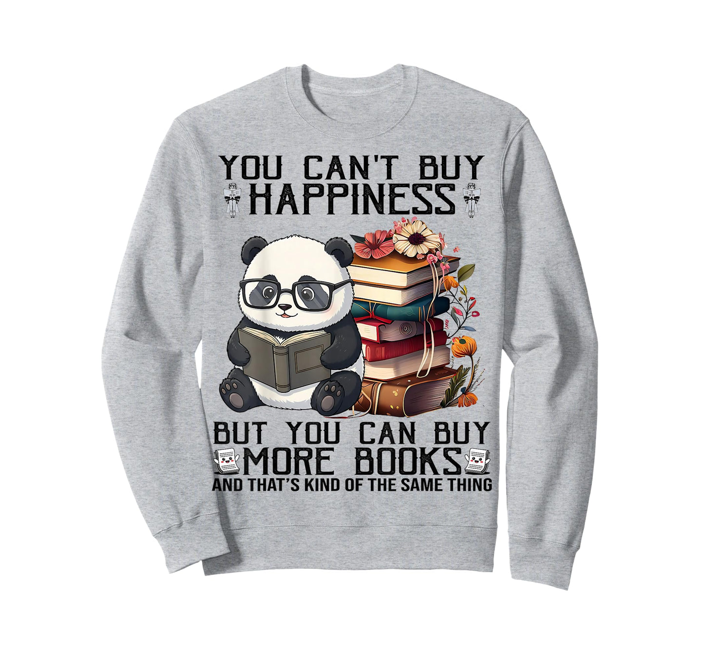 Teacher Bookworm Book Lover Panda Reading Book Librarian Tee T-Shirt