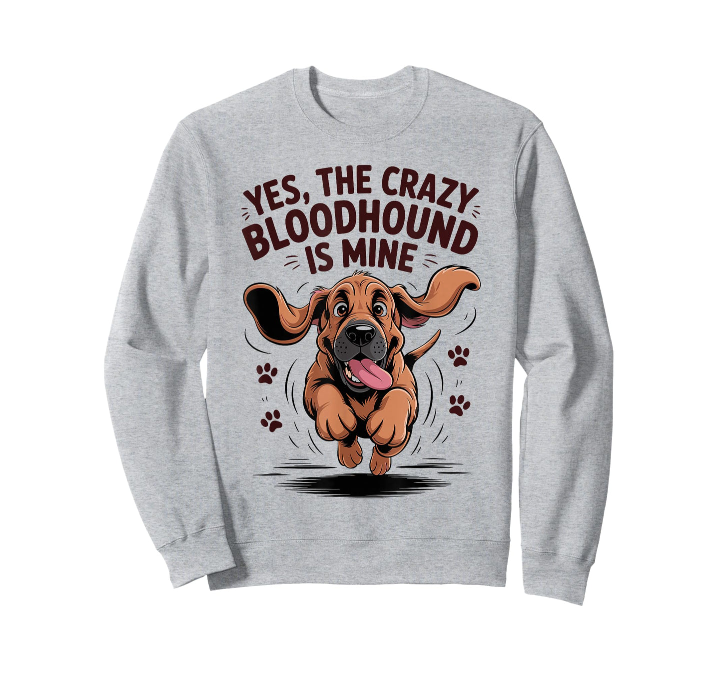 Bloodhound Breed Cute Pet Dog Lover Cartoon Funny Bloodhound T-Shirt