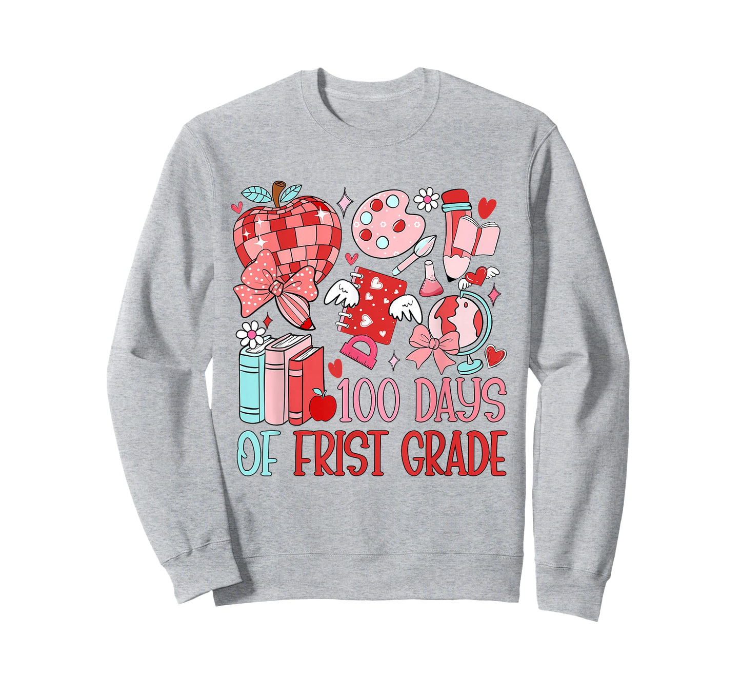 100 Days of First Grade 100th Day of School Teacher Kids T-Shirt