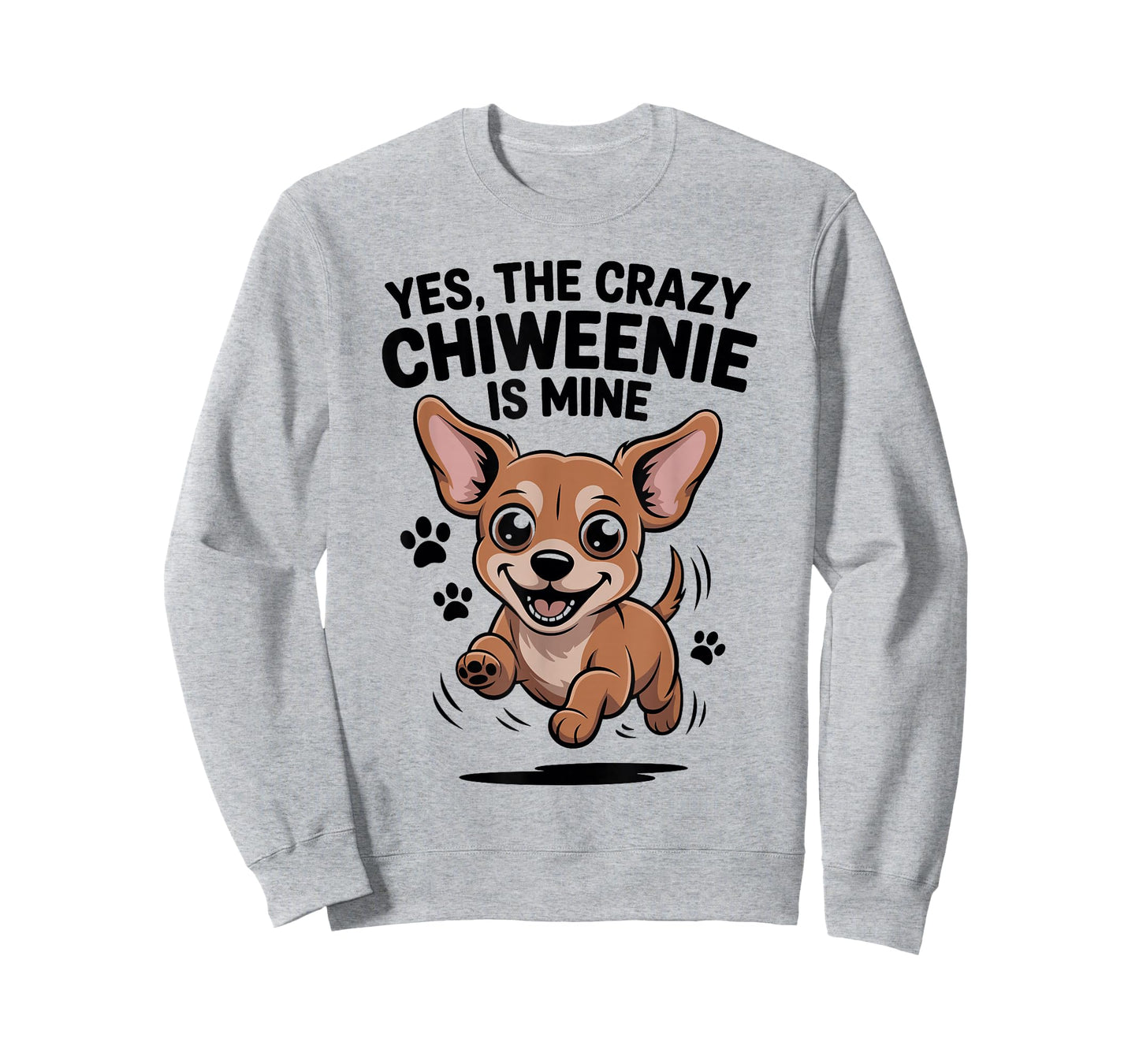 Cute Pet Small Dog Breed Lover Cartoon Style Funny Chiweenie T-Shirt