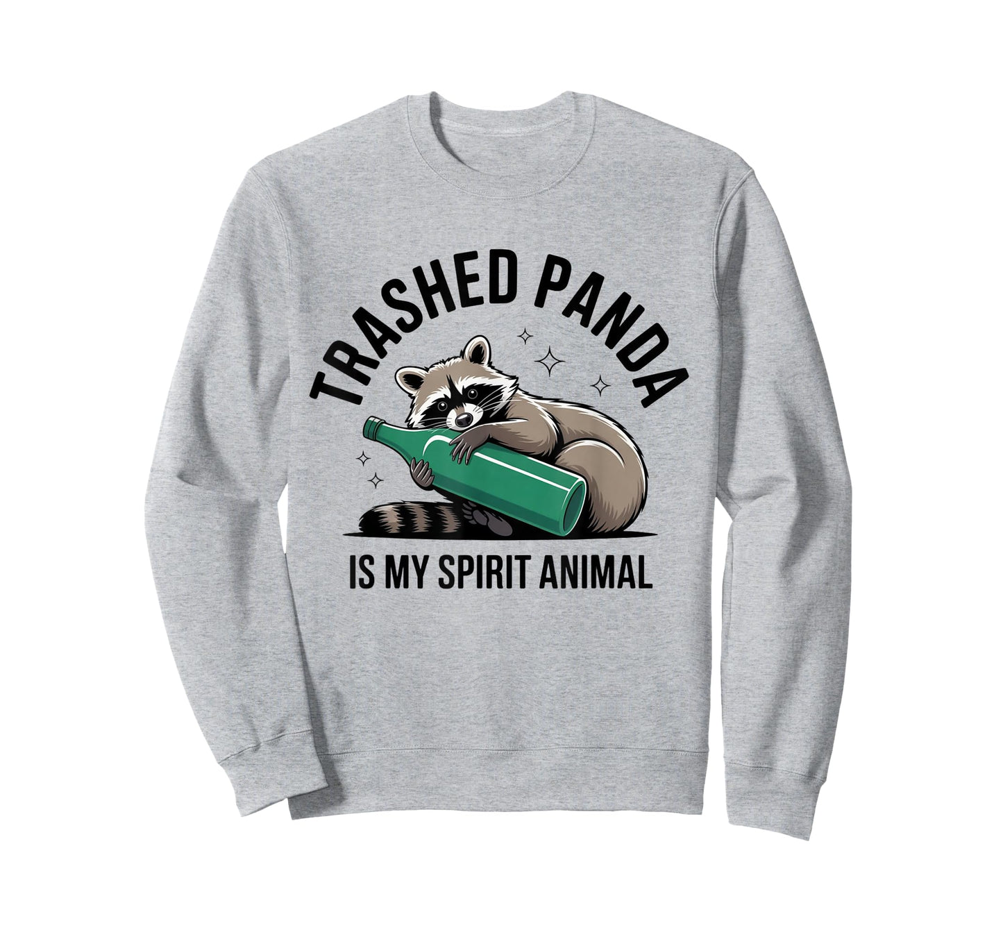 Trashed Panda Spirit Animal Funny Raccoon Meme Humor Vibe T-Shirt