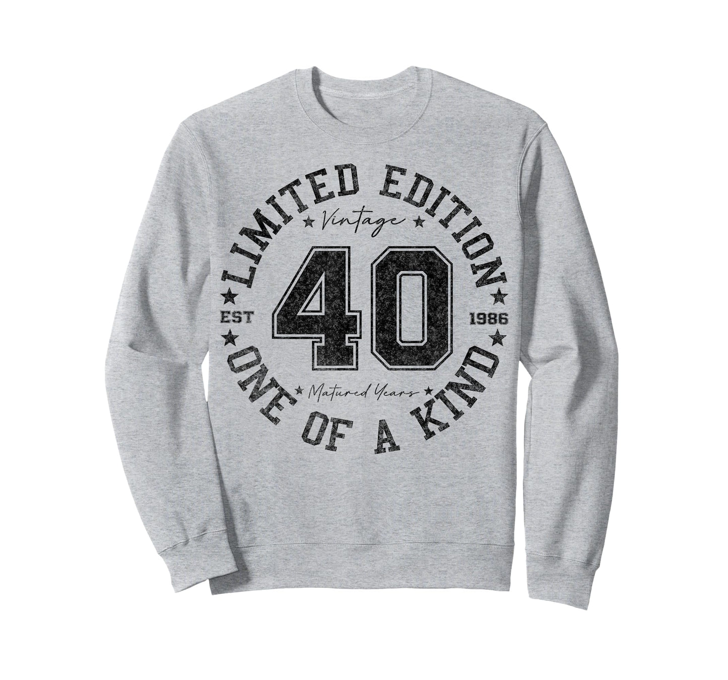 40 Year Old Gifts Vintage 1986 Limited Edition 40th Birthday T-Shirt