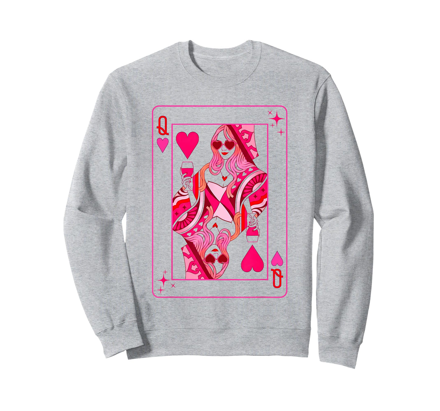 Queen of Hearts Valentine Her Mother Mom Bachelorette Party T-Shirt