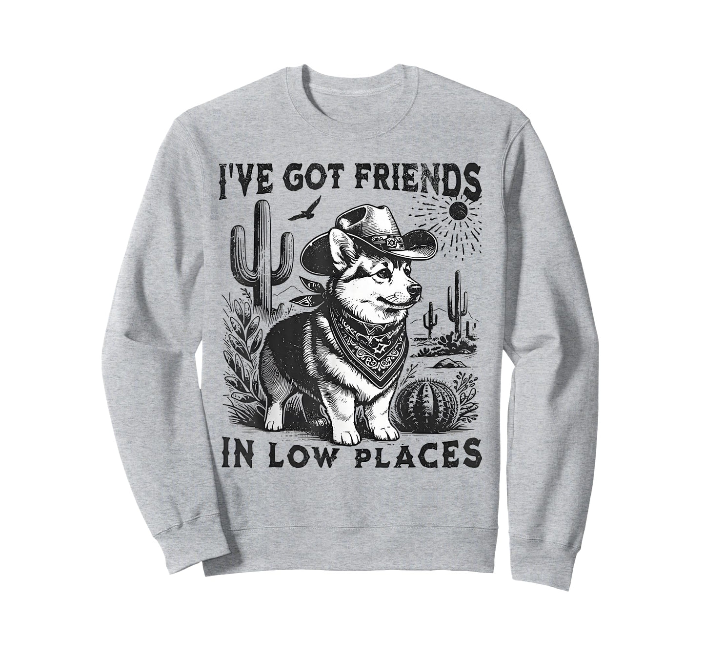 I've Got Friends in Low Places Corgi Dad T-Shirt