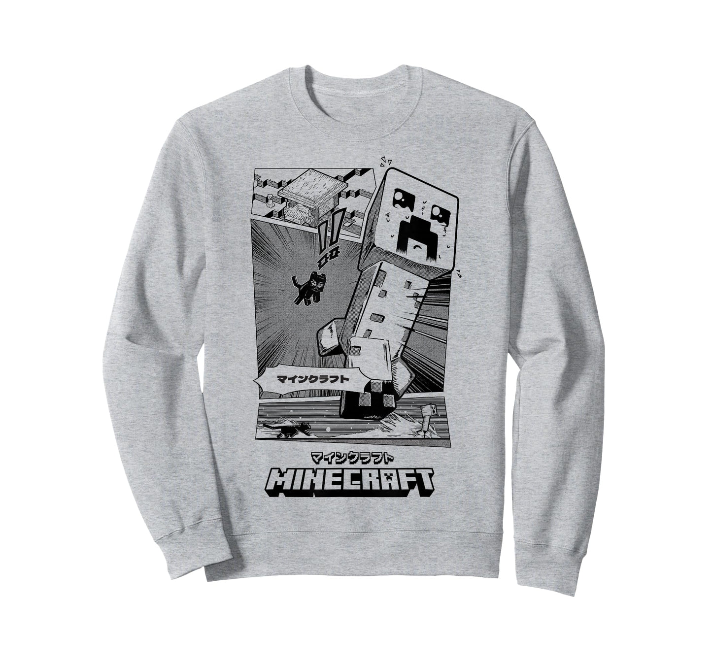 Minecraft Japanese Katakana Logo Minimalist Streetwear T-Shirt