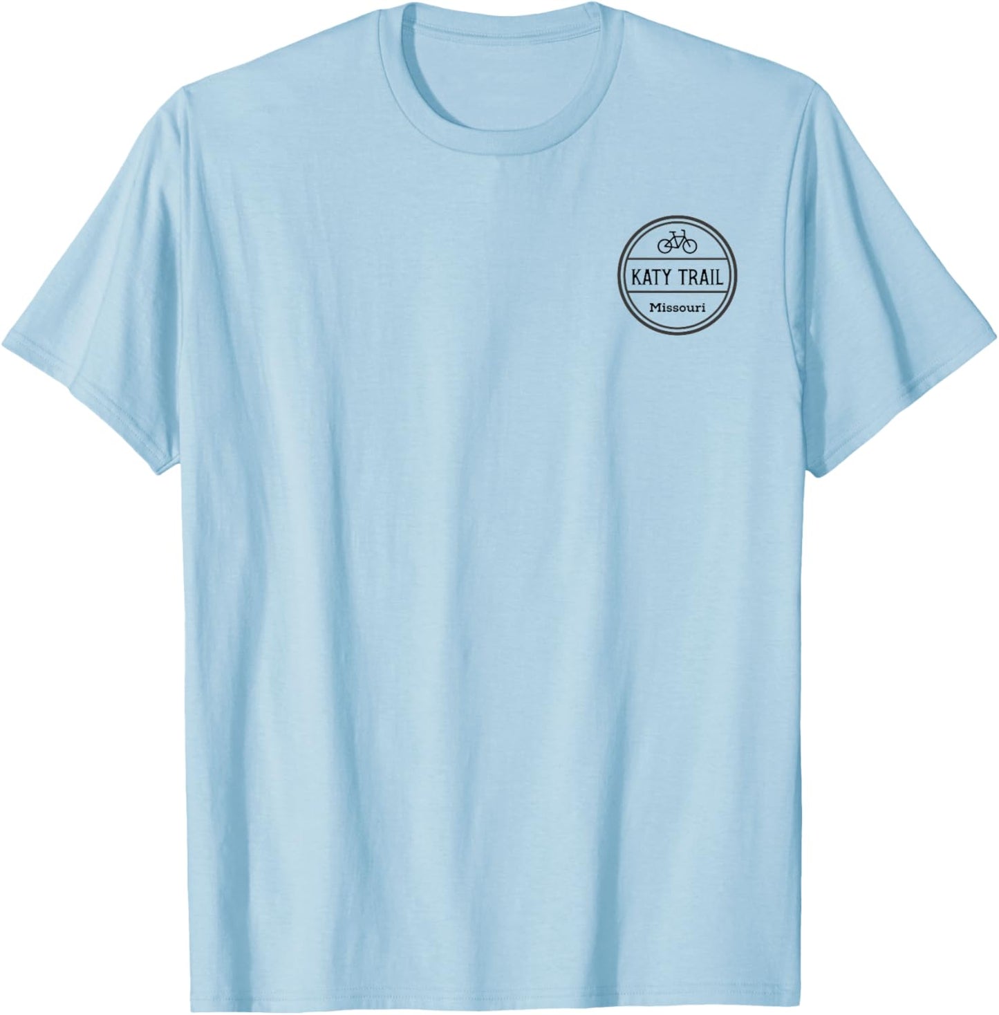 Katy Trail Missouri Emblem T-Shirt - T-Shirt | Light Blue