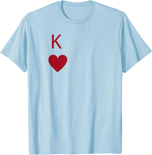 King of Hearts T-Shirt - T-Shirt | Light Blue