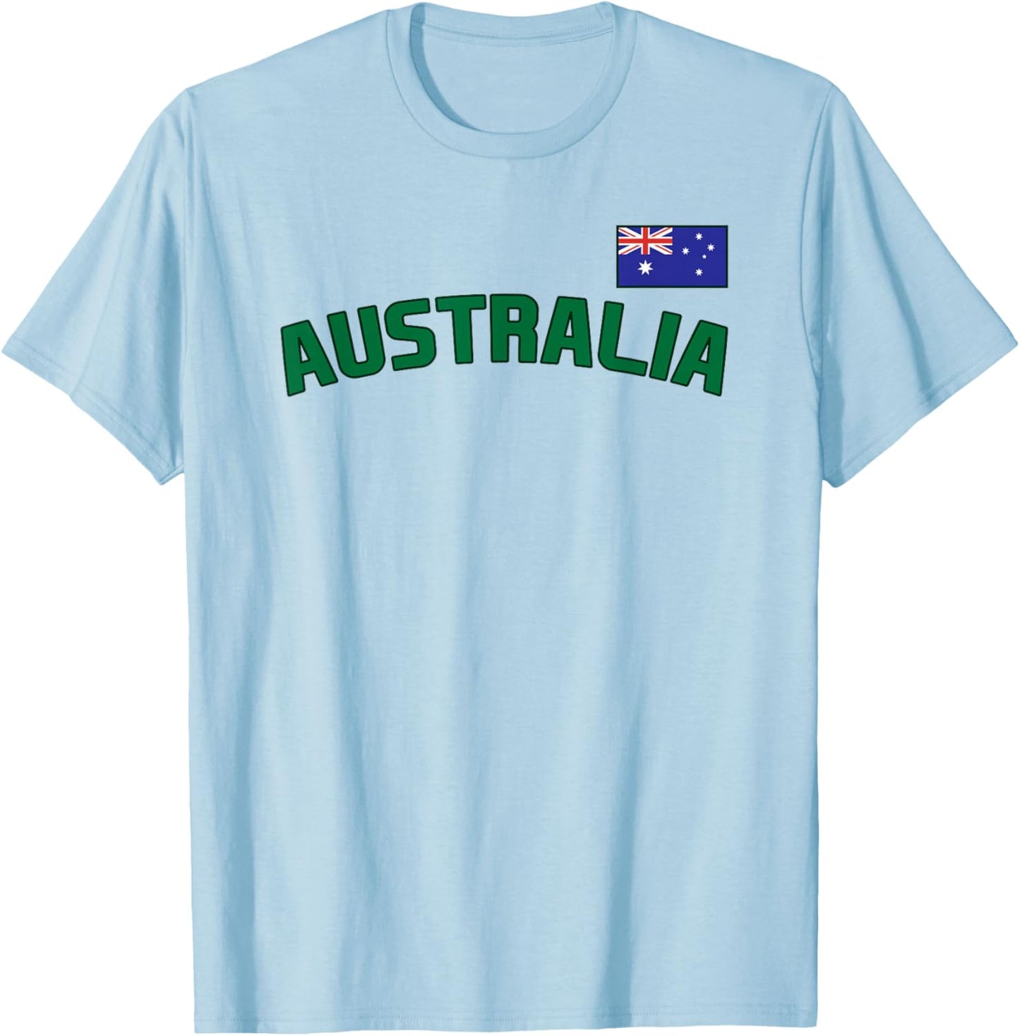 Australia Flag Australian Pride International Country T-Shirt - T-Shirt | Light Blue