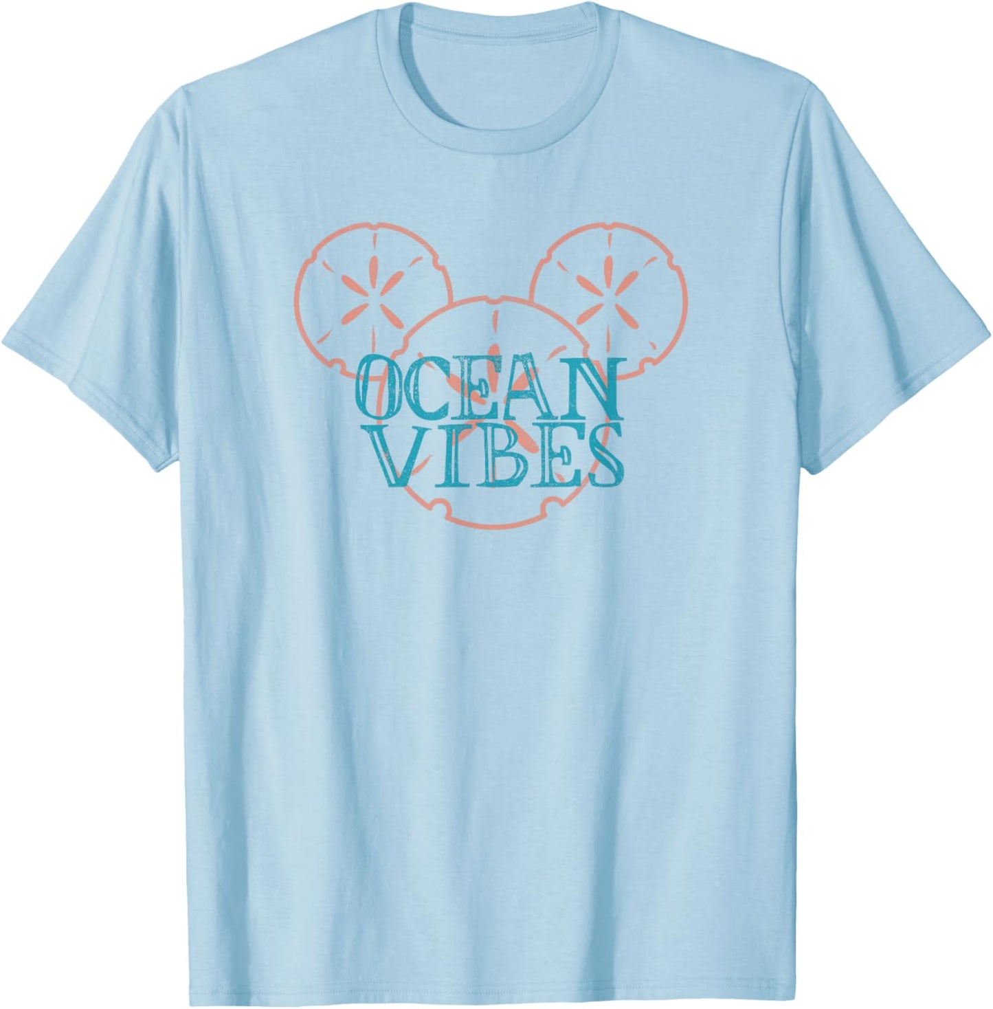 Disney Mickey and Friends Mickey Ocean Vibes T-Shirt - T-Shirt | Light Blue