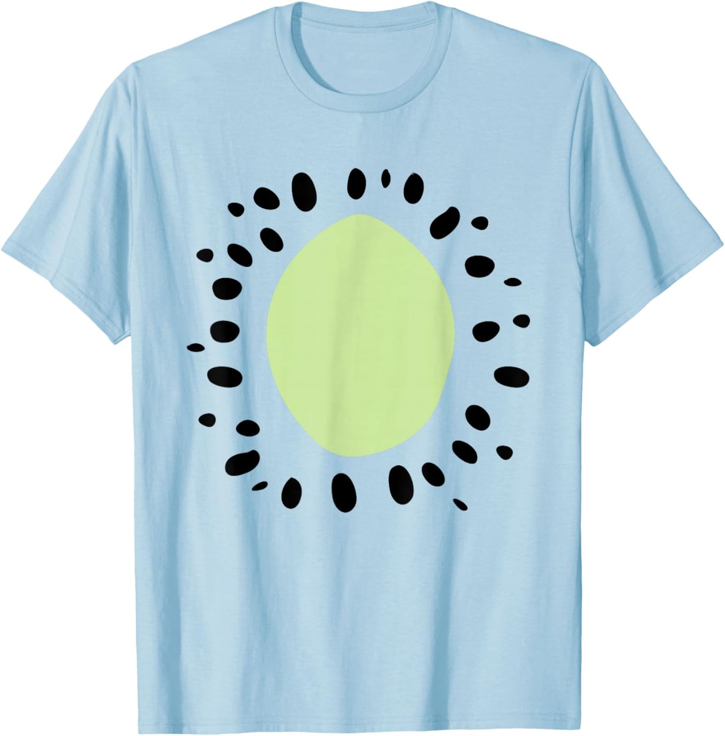 Kiwi Halloween Costume Cute Easy Fruit DIY Halloween T-Shirt - T-Shirt | Light Blue