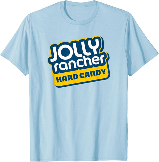Jolly Rancher Hard Candy Slanted Logo T-Shirt - T-Shirt | Light Blue